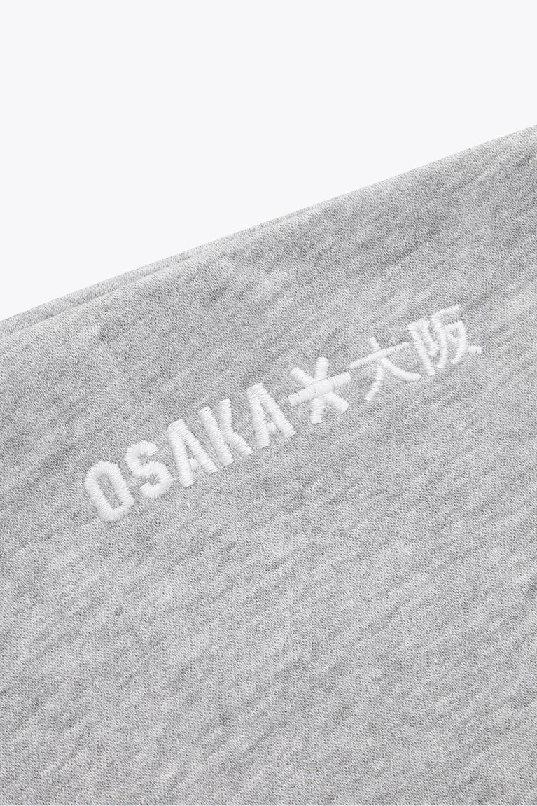 Osaka Osaka Men Full Zip Hoodie | Heather Grey - Hoodies Apparel
