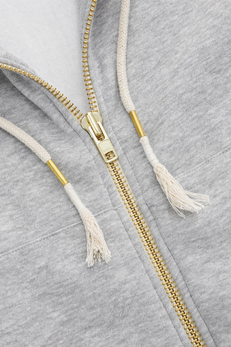 Osaka Osaka Men Full Zip Hoodie | Heather Grey - Hoodies Apparel