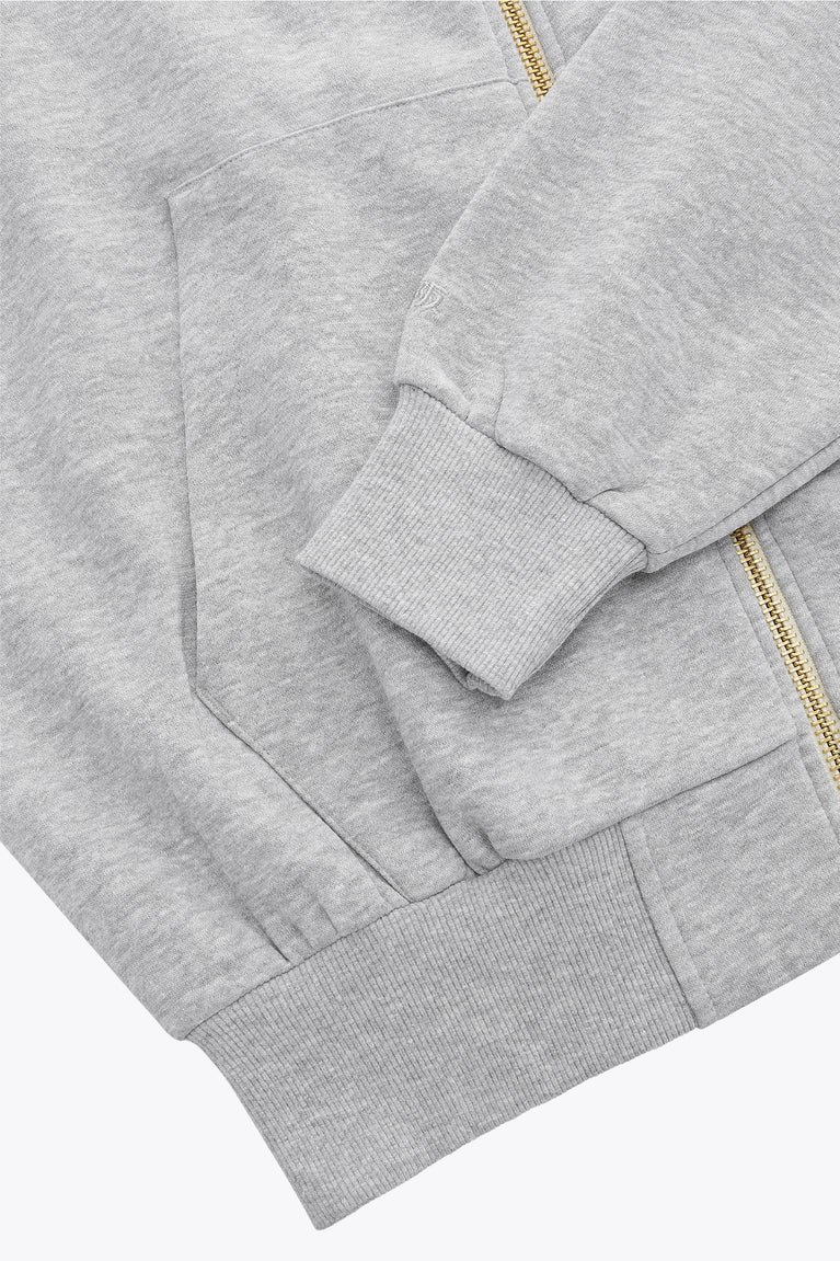 Osaka Men Full Zip Hoodie | Heather Grey