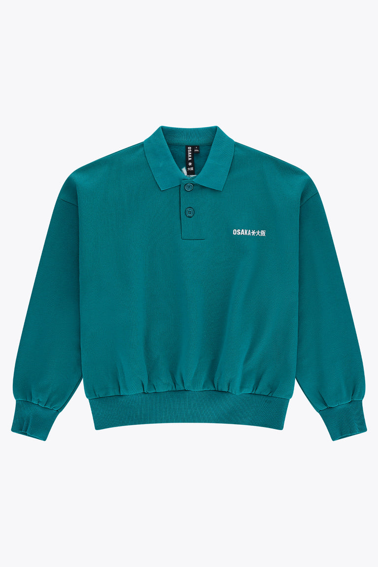 Osaka Men Polo Sweater | Transformative Teal