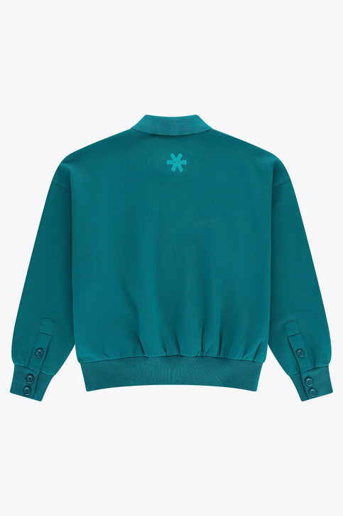 Osaka Men Polo Sweater | Transformative Teal Osaka Osaka Men Polo Sweater | Transformative Teal - Sweatshirts Apparel