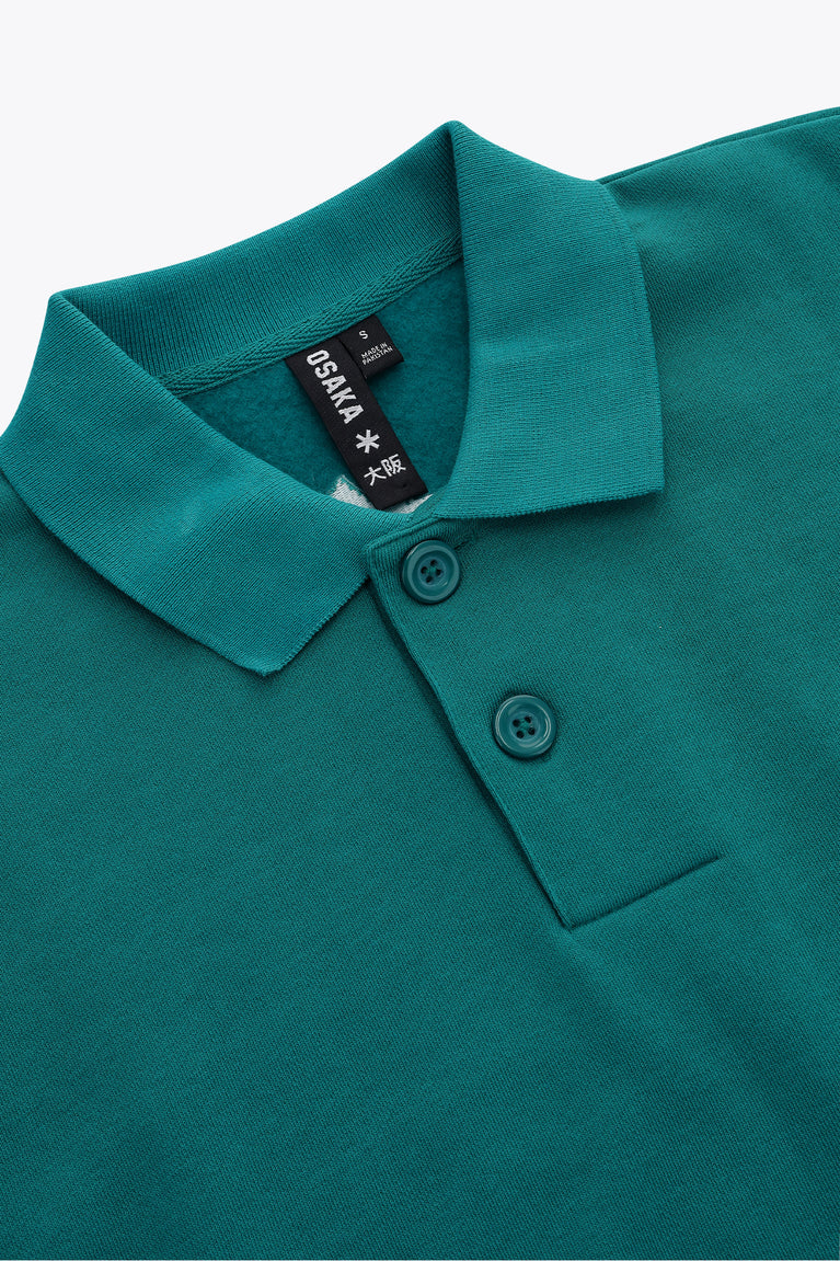 Osaka Men Polo Sweater | Transformative Teal