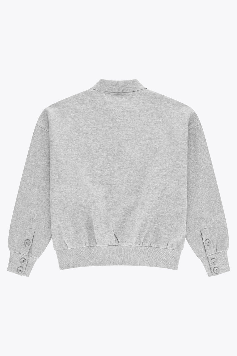 Osaka Men Polo Sweater | Heather Grey
