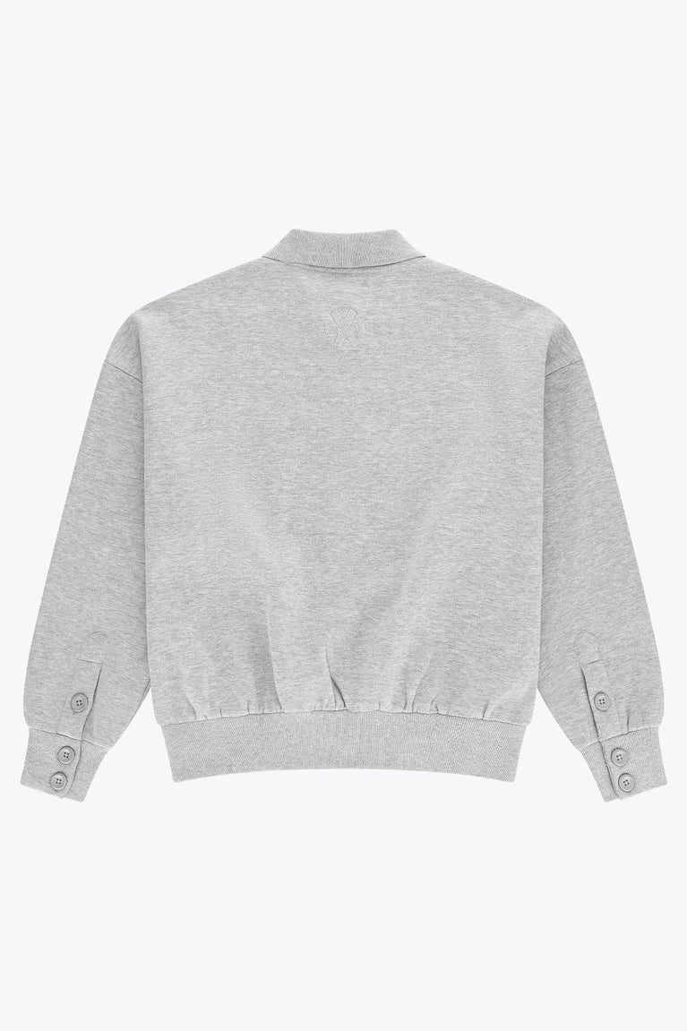 Osaka Osaka Men Polo Sweater | Heather Grey - Sweaters Apparel