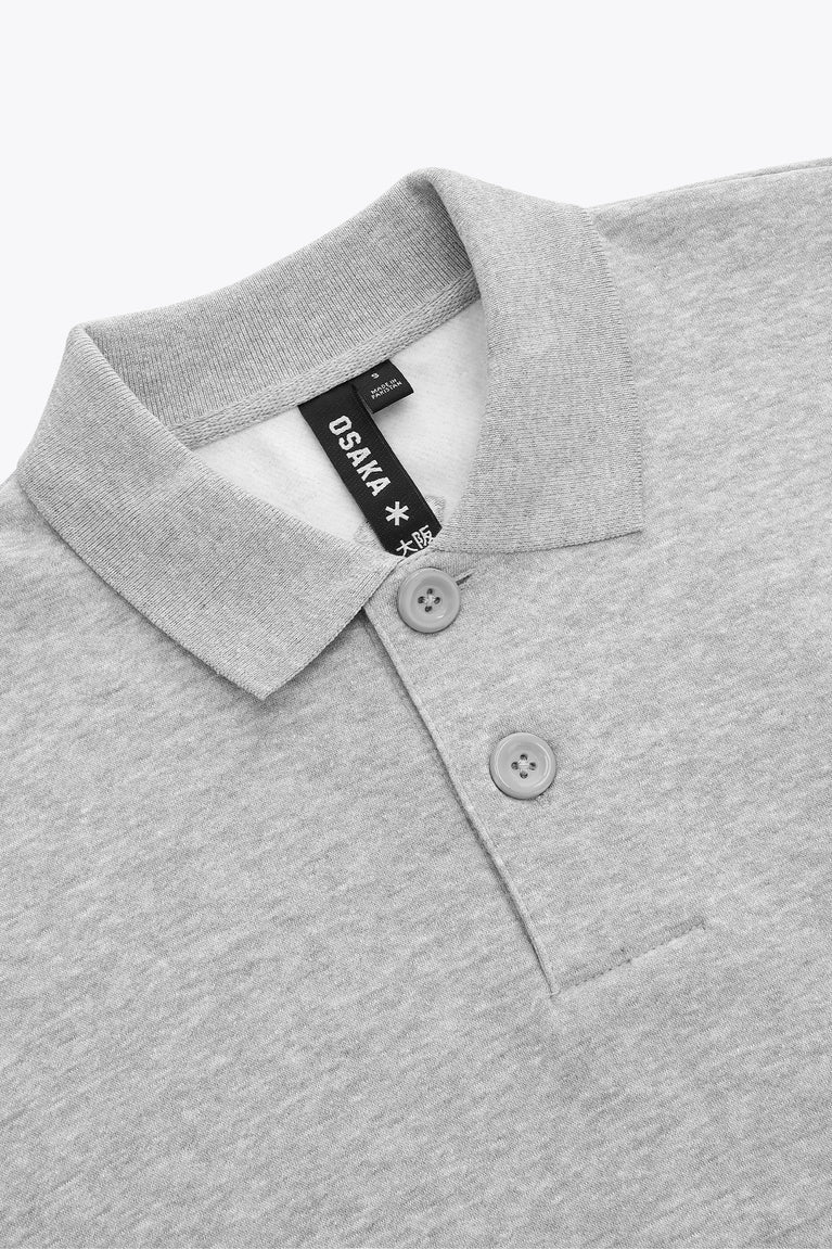 Osaka Men Polo Sweater | Heather Grey