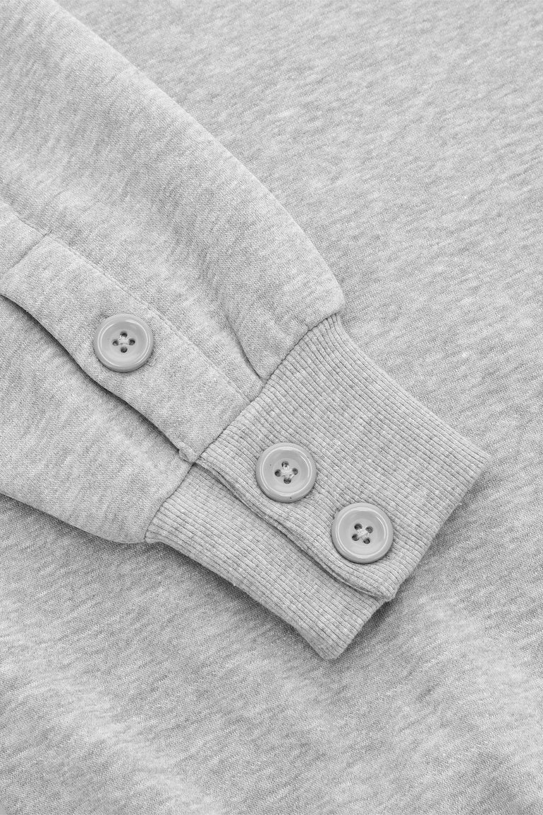 Osaka Men Polo Sweater | Heather Grey