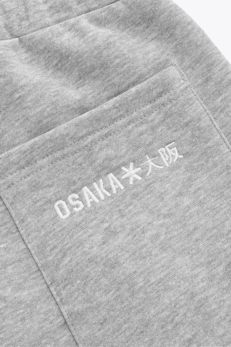 Osaka Osaka Men Wide Sweatpants | Heather Grey - Sweatpants Apparel