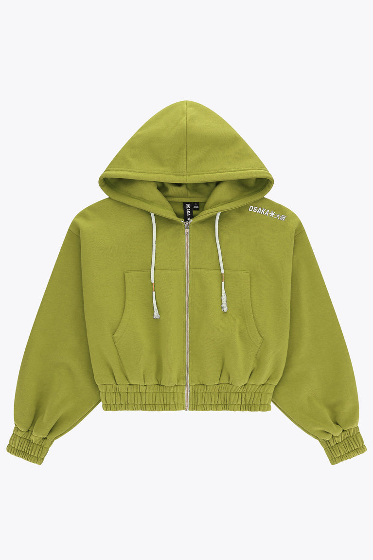 Osaka Women Cropped Full Zip Hoodie | Ferite