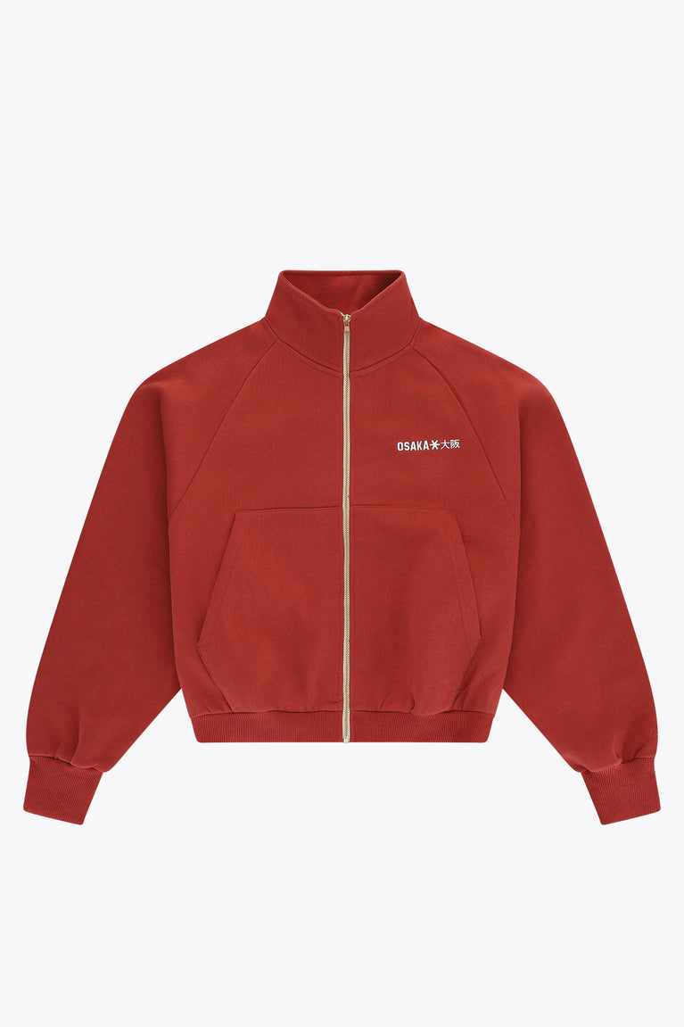 Osaka Women Full Zip Sweater | Brunette