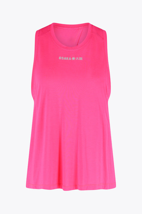 Osaka Women Luna Cross Tank | Electric Fuchsia Osaka Women Luna Cross Tank | Electric Fuchsia
