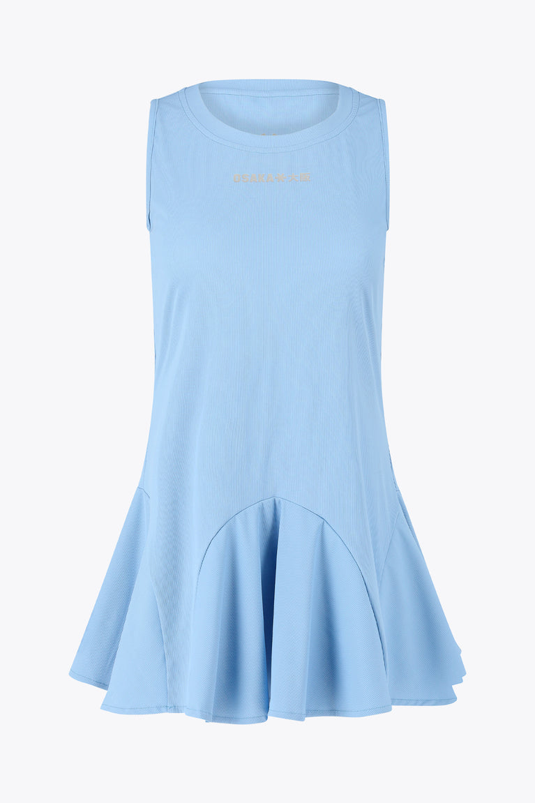 Osaka Women Baseline Rib Dress | Silver Lake Blue