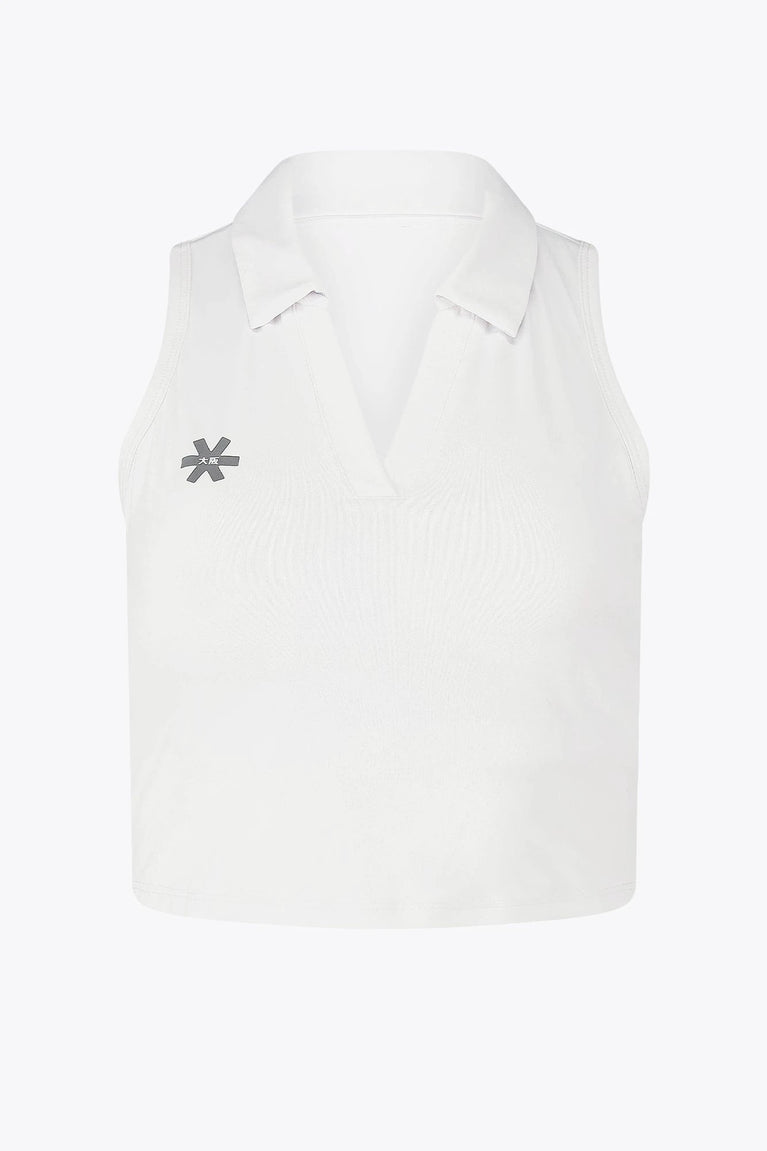 Osaka Osaka Women Heritage Ace Top | White - Crop Tops Apparel