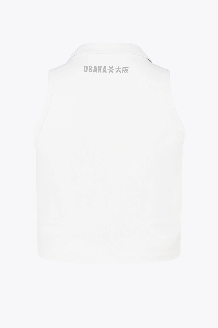Osaka Osaka Women Heritage Ace Top | White - Crop Tops Apparel
