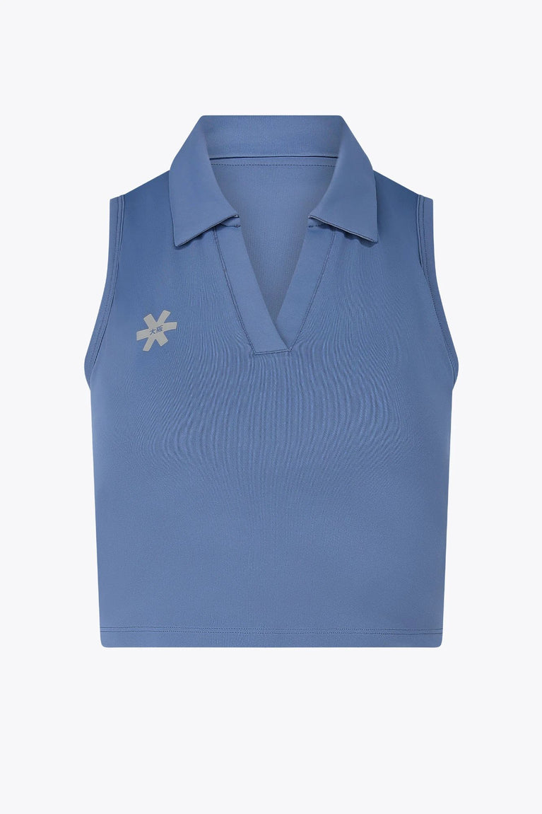Osaka Osaka Women Heritage Ace Top | Silver Lake Blue - Crop Tops Apparel