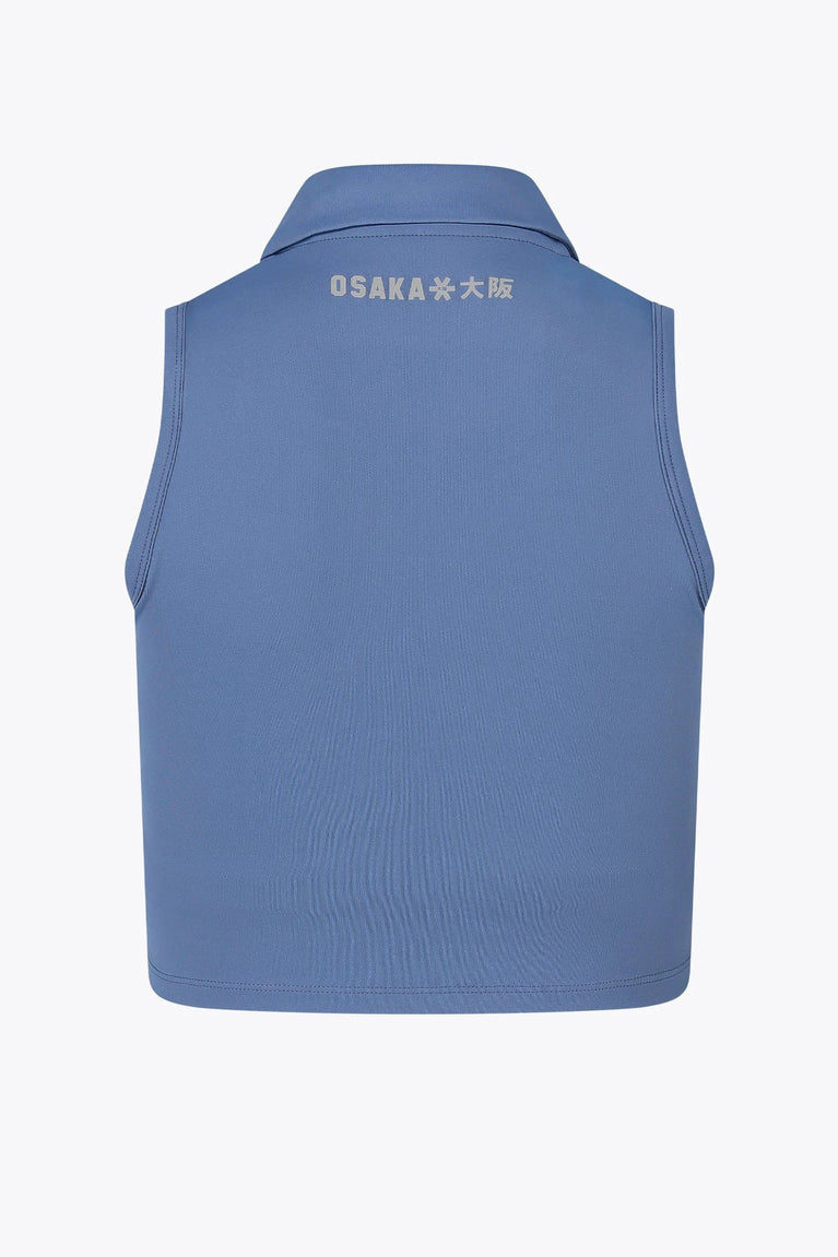Osaka Osaka Women Heritage Ace Top | Silver Lake Blue - Crop Tops Apparel