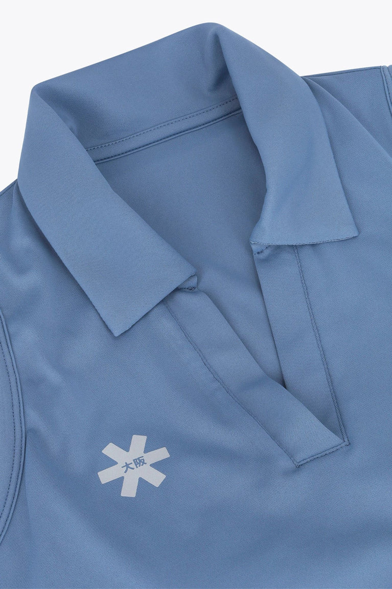 Osaka Osaka Women Heritage Ace Top | Silver Lake Blue - Crop Tops Apparel