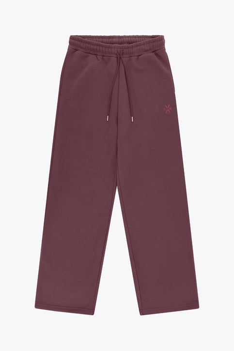 Osaka Men Wide Sweatpants | Peppercorn Osaka men's wide sweatpants in Peppercorn color, elastic waistband and drawstring