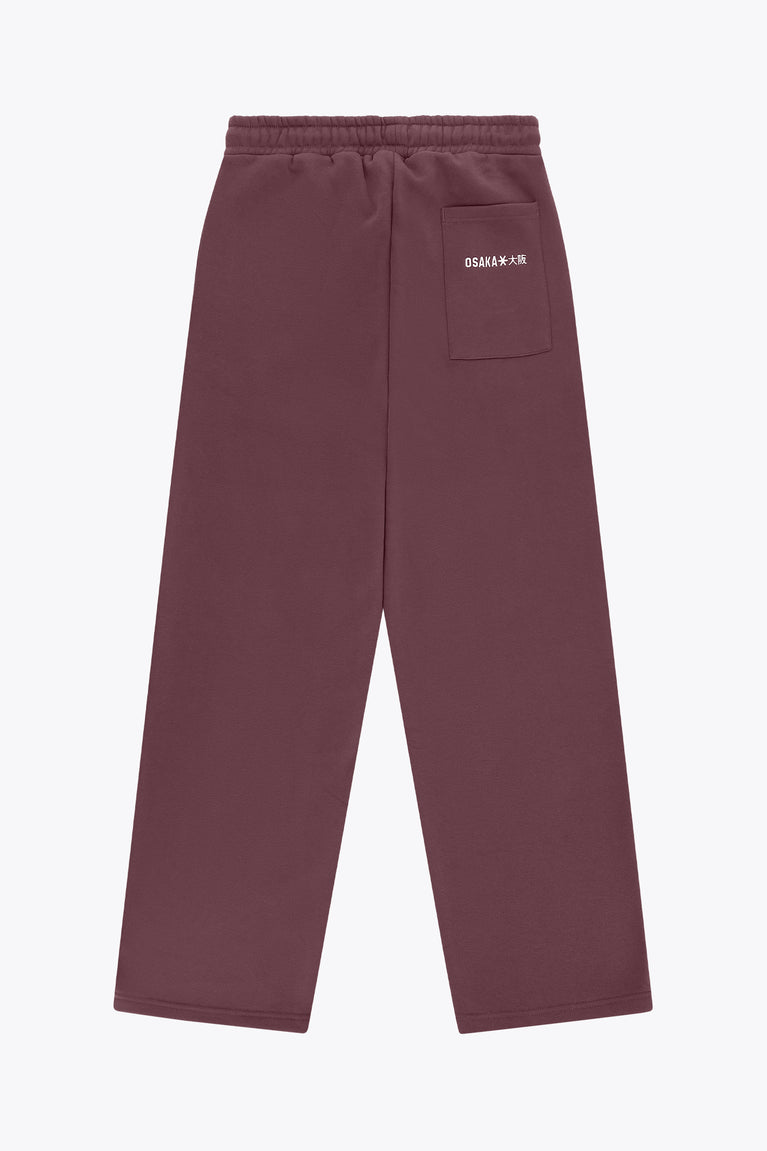 Osaka men's wide sweatpants with side pocket and small logo print near pocket