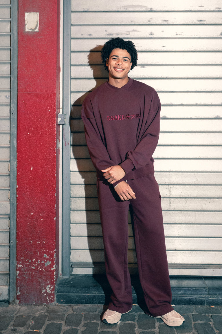 Osaka Men Wide Sweatpants | Peppercorn