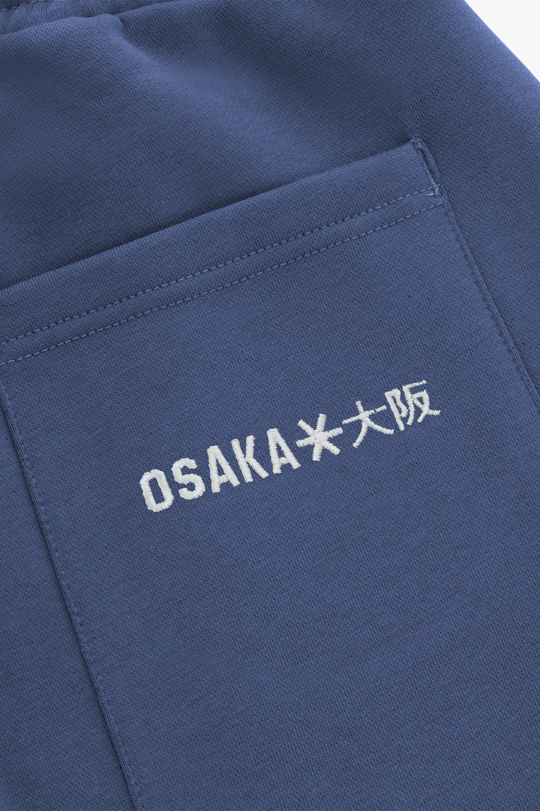 Osaka wide men’s sweatpants with back pocket and logo print