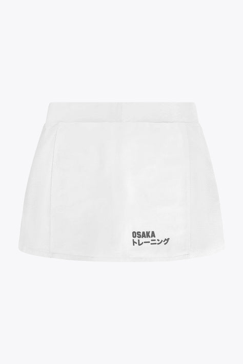 Osaka Women Umpire Skort | White White women’s umpire skort with side graphic logo