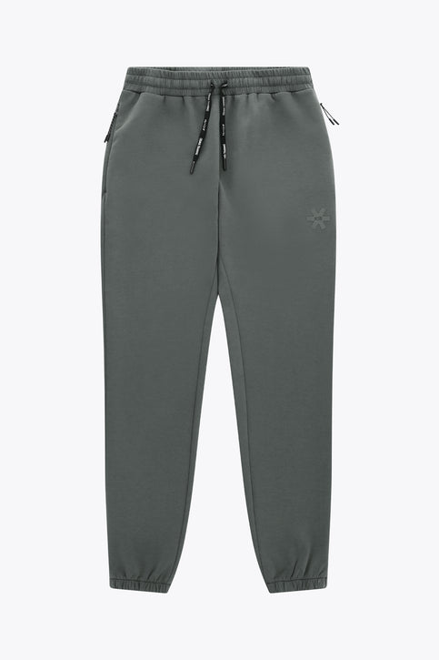 Osaka Unisex Sweatpants Neo Knit | Dark Grey Melange Unisex dark grey melange sweatpants with elastic waistband and drawstring ties