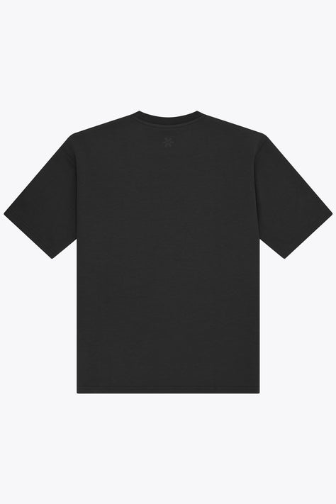 Osaka Unisex Boxy Tee Intraloom | Black Black unisex boxy T-shirt with crew neck and short sleeves