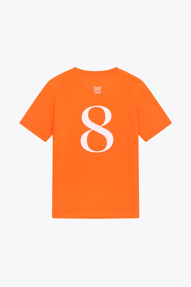 Yibbi Kids Sports Tee | Bright Orange