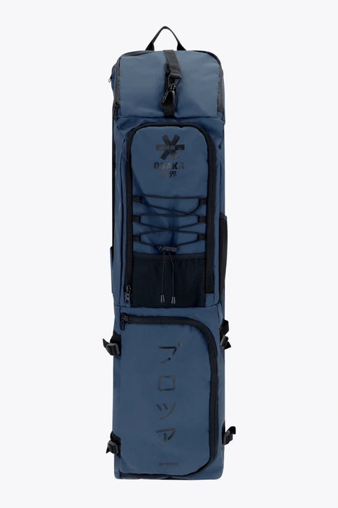Osaka Hockey Stickbag Pro Tour Large | French Navy Osaka Hockey Stickbag Pro Tour large in Navy with logo in black. Front view