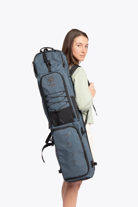 Osaka Hockey Stickbag Pro Tour Large | French Navy Osaka Hockey Stickbag Pro Tour large in Navy with logo in black. Front view