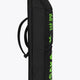 Osaka sports stickbag large in black with logo in green. Side view