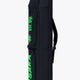 Osaka sports stickbag medium in black with logo in green. Side view