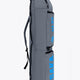 Osaka sports stickbag medium in light grey with logo in blue. Side view