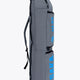 Osaka sports stickbag medium in light grey with logo in blue. Side view