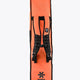 Medium orange stickbag upright with adjustable shoulder straps and black webbing.