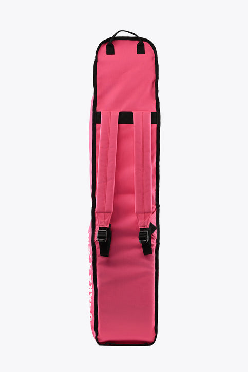 Osaka Sports Stickbag Medium | Hot Pink Hot pink medium sports stickbag with double compartments and Osaka logo panel
