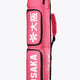 Hot pink stickbag with Osaka logo front panel and carrying straps