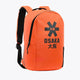 Kids sports backpack, orange with black side straps and front OSAKA logo