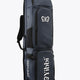 Large hockey stick bag, dark navy, angled view with padded back and straps