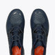 Osaka footwear Ido Mk1 in french navy with logo in black. From above view