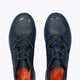 Osaka footwear Ido Mk1 in french navy with logo in black. From above view