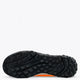 Osaka footwear Kai Mk1 in orange with logo in blue. Sole view