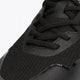 Osaka footwear Kai Mk1 in black with logo in grey. Detail shoelace view