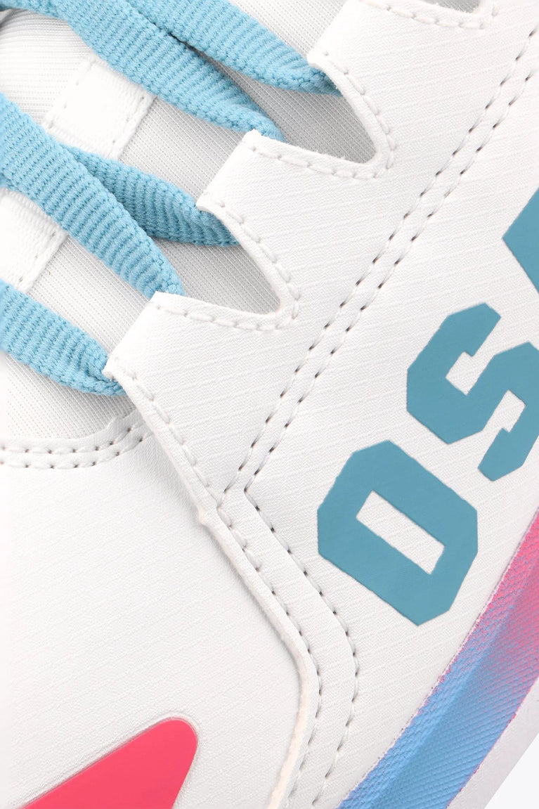 Osaka Osaka Kids Footwear Furo Play | White-Retro Blue-Raspberry - Athletic Shoes Footwear