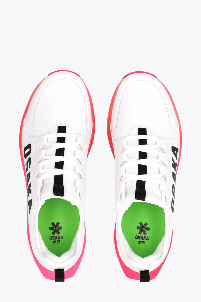 Osaka Osaka Footwear Furo Court | White-Raspberry - Athletic Shoes Footwear