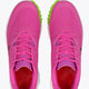 Rose Bud Osaka Ryu sneakers showing pink laces and textured tongue