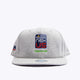 Osaka x Nexus cap in grey with Nexus logo in navy. Front view