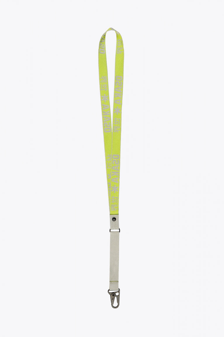 Osaka Osaka Lanyard | Light Grey-Lime - Lanyards Gadgets