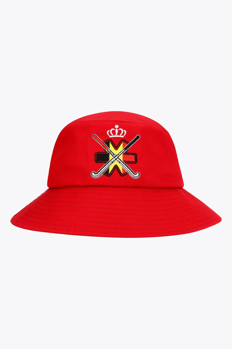 Osaka Official Belgium Fan Bucket Hat | Red - Hats Gadgets