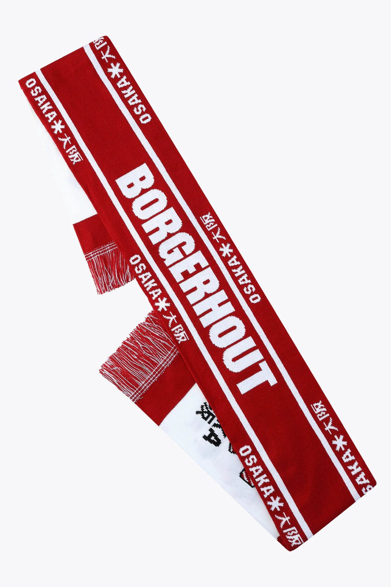 Osaka Borgerhout Fan Scarf | Red - Scarves Gadgets